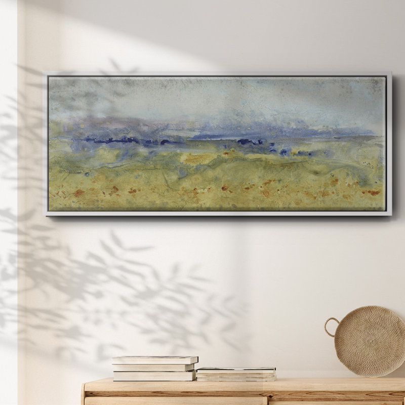 Open Terrain I- Framed Canvas