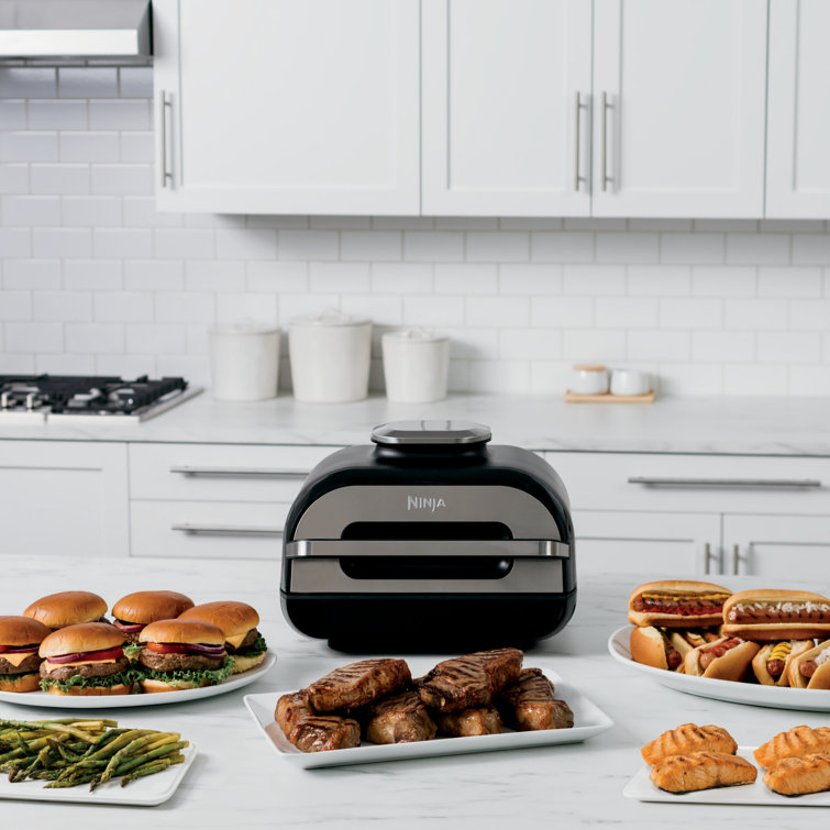 Ninja Foodi Smart Xl 6-in-1 Indoor Grill With 4-quart Air Fryer, Roast,  Bake, Dehydrate, Broil, And Smart Cook System