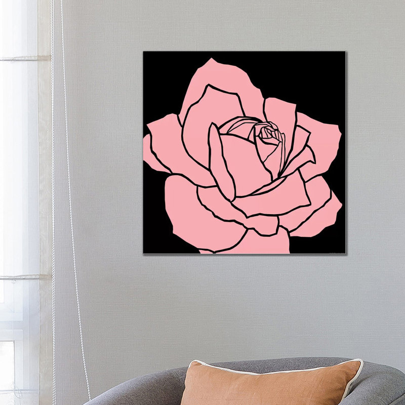 Pink Rose by Art Mirano - Wrapped Canvas Print, 66.04 cm H x 66.04 cm W