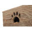 Wooden Dog Treat Box with Lid & Lining