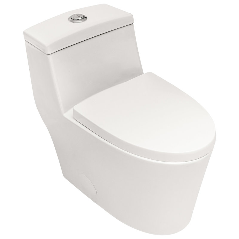Ceramic Toilet With Efficient And Serene Seat Dual Flush Function Tranquil