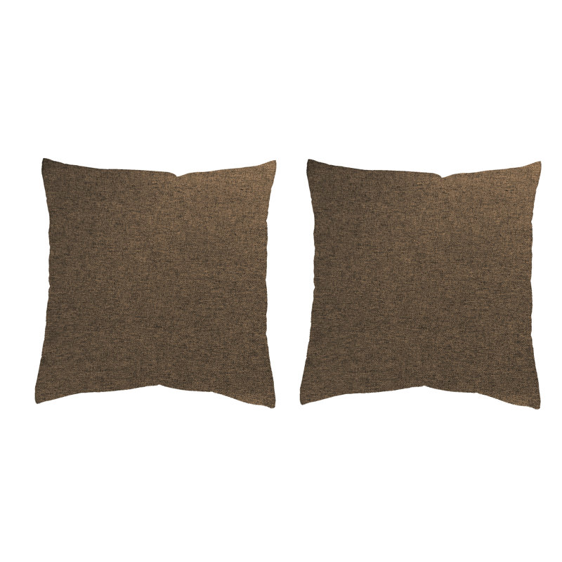 Berberich Square Cushion, 40cm H x 40cm W x 2cm D, Brown, white and pink, Pillowcase only - no use