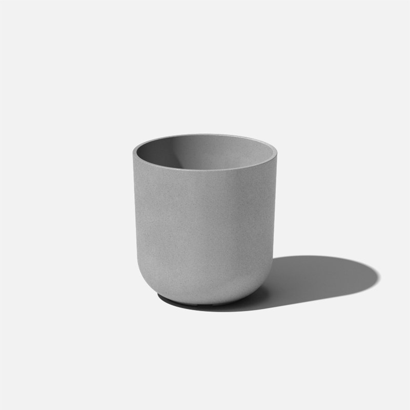 Pot à fleurs Pure Series, Gris, 1, H 10,25 po x l 10 po x P 10 po