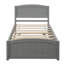 Lit plate-forme avec lit gigogne-1206915024