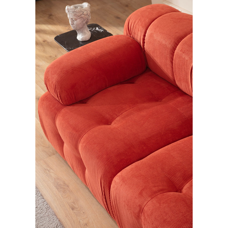 2-Seat Sofa, Orange