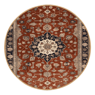 Machine Washable Persian Brown Area Ru