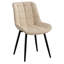 Ensemble de 2 chaises de salle à manger en cuir Seferina-2127224141