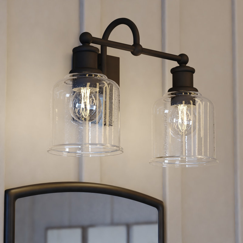 Luminaire de salle de bain Northbrook, H 11,25 po x l 16 po x P 7,75 po, 2 lumières
