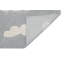 Cotton Area Rug in Gray/White