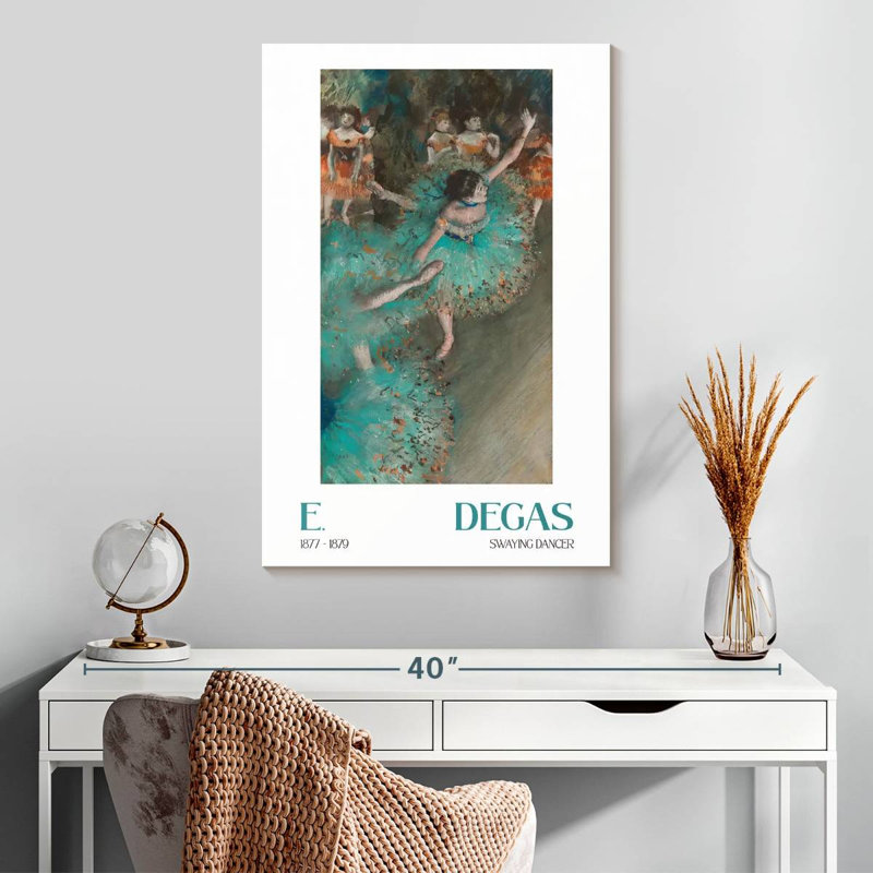Affiche de l'exposition «Swaying Dancer Degas», H 30 po x l 20 po