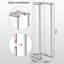 Tishkevich 2 Wall Mounted Required Towel Rack-820329417