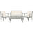 Cogan Acacia 4 - Person Patio Conversation Set with Cushions-113669044