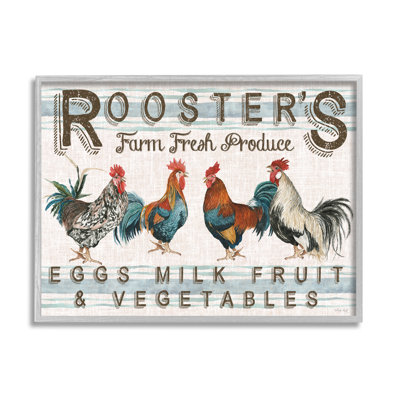 " Country Roosters Produce " by Cindy Jacobs