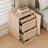Lockable Smart Nightstand With Gun Cabinet