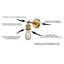 Applique murale avec bras à 1 lumière à intensité variable Parkstone-1749705257-1749705260-1749705248