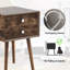 40cm W Manufactured Wood Bedside Table