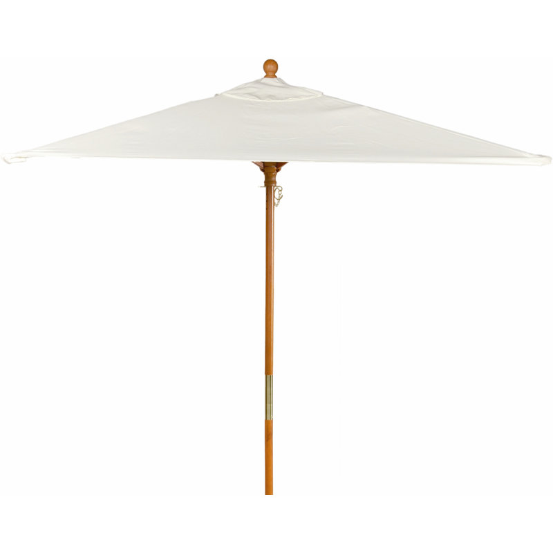 72" Square Market SunbUmbrella, White Performance