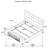 Crombie Brown Upholstered Eastern King Audio Flame Visualizer Bed