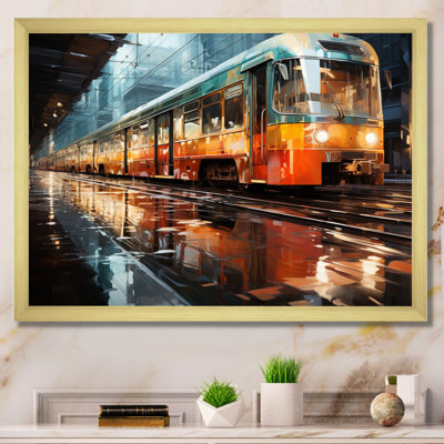 " Abstracted Train Reflections II "