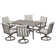Whittlesey Rectangular Aluminum Dining Set with Cushions