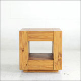 Oak Finish End Table