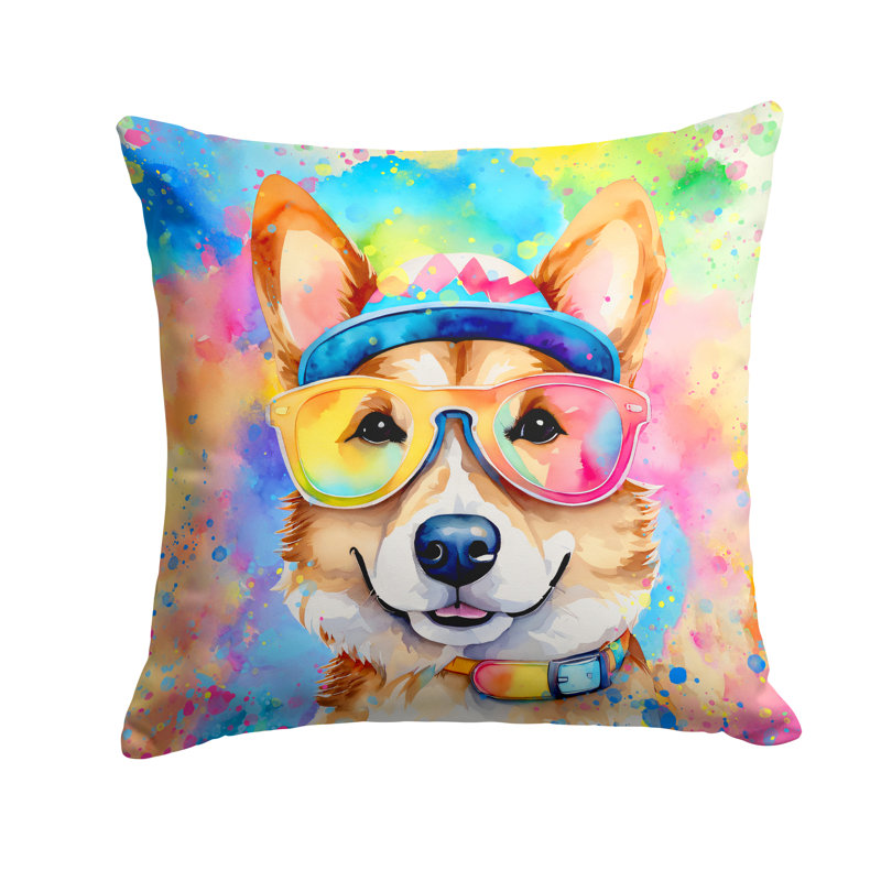  Coussin décoratif intérieur / extérieur en polyester Autre / Sans motif, 18 po x 18 po