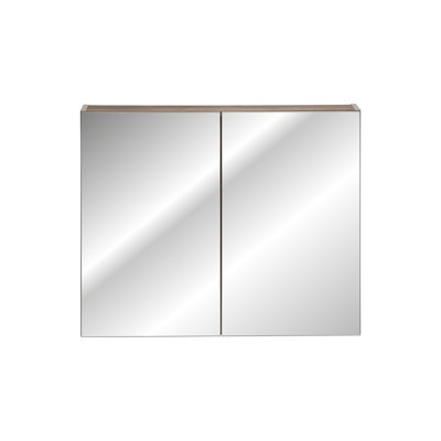Jacqulin 650 mm H Surface Mirrored Bathroom Cabinets 2 Adjustable Shelves with Mirror