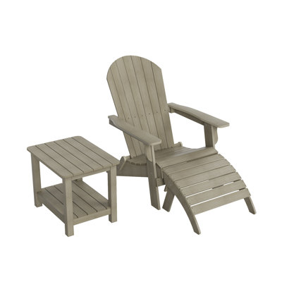 Arrlo Foldable Outdoor Adirondack Chair