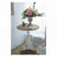 Table basse ronde antique blanche