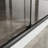 Goodyo Double Sliding Glass Shower Door  60 In. W X 72 In. H Aluminum Framed Shower Enclosure With SGCC Clear Tempered Glass