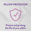 Cosy Nights Quilted Pillow Protector Machine Washable