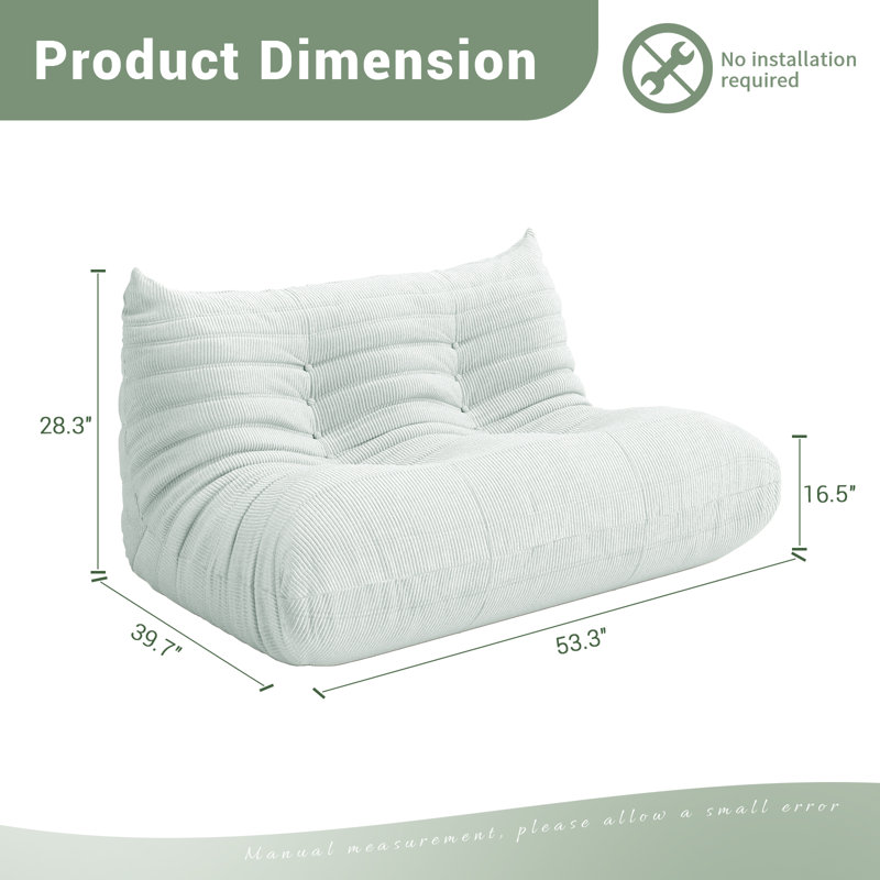 Fauteuil à billes Casto Lazy, Vert menthe