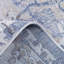 Tapis oriental / extérieur en polyester / polypropylène tressé à la machine oriental ivoire / gris-243795069