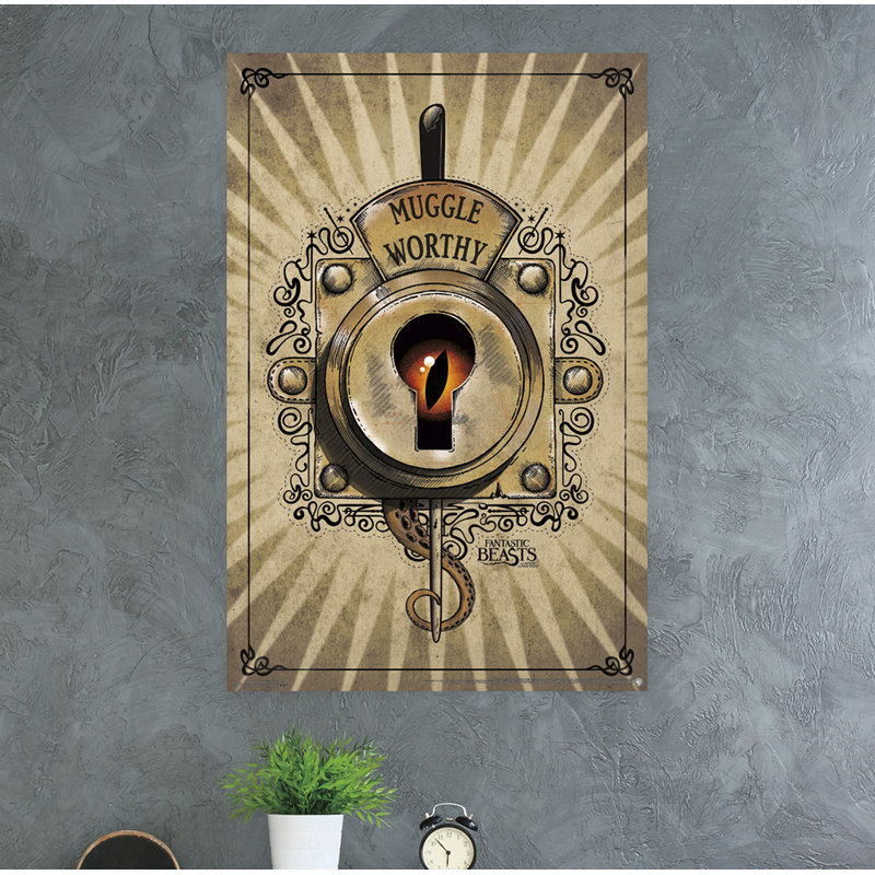 Reproduction d’art sur papier fabuleux et où les trouver-imprimées muggle