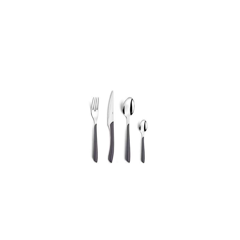 Amefa 24 Stainless Steel Cutlery Set, Service for 6, Grey