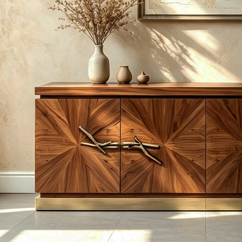 American-style retro light luxury sideboard