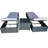 Hoswell 194cm Long Reclining Chaise Lounge Set with Cushions and Table-1855293271-1854979188