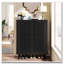 Armoire à café avec rangement 33,46 po avec 2 portes et tablettes-2110505678