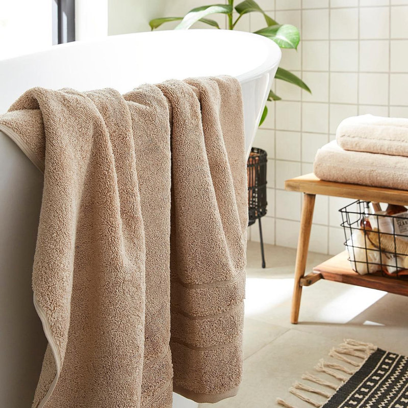 Hotel Luxury Bath Towel - Premium Heavyweight, Stone