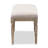 Aledo Cotton Upholstered Bench