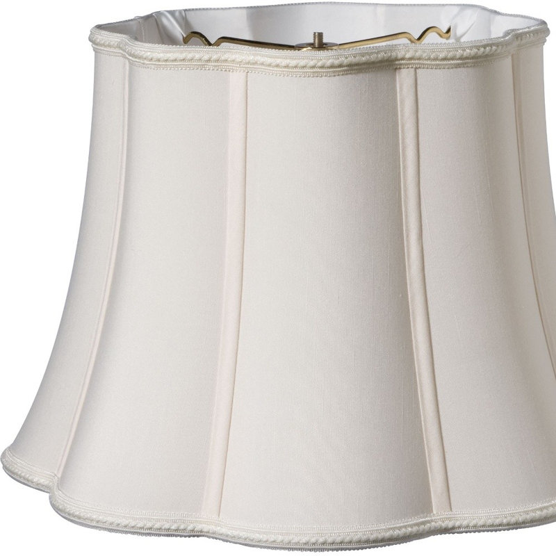 Shantung Silk Novelty Bottom, Cream, 14" H x 14" W x 10" D