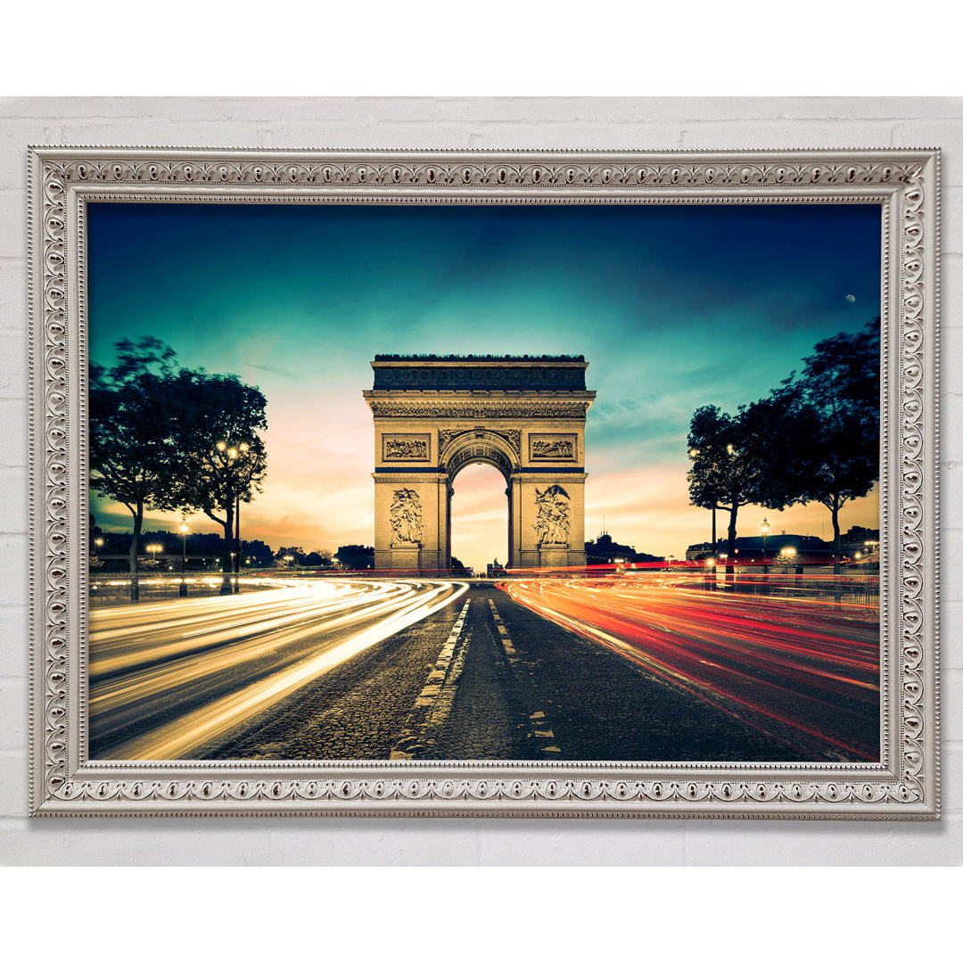 Arc De Triomphe 9 - Einzelner Bilderrahmen Kunstdrucke