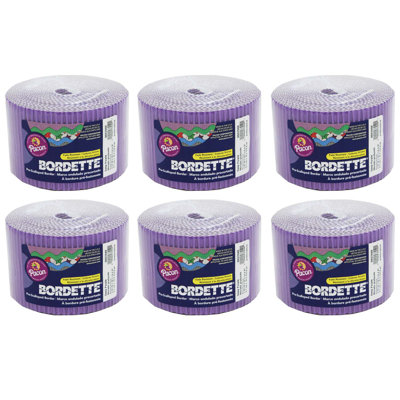 Bordure décorative Bordette, 2 1/4 po x 50 pi, 6 rouleaux