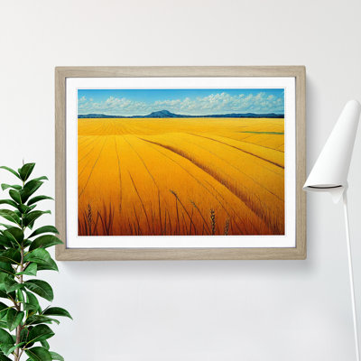 Stellar Wheat Field - Framed Print
