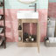 Meuble-lavabo en bois et tablette en céramique-1652307949