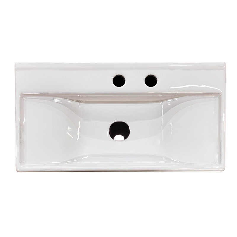 Spring 23.75'' L Bathroom Sink, 4" Centers