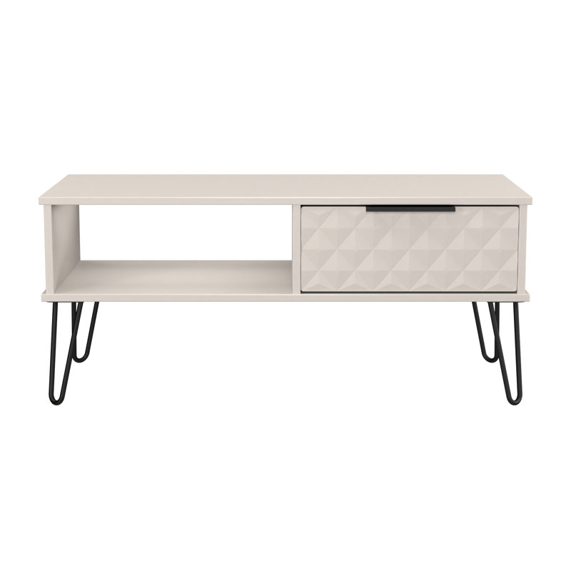 Tarkio Coffee Table with Storage, Beige