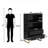 Araneli Storage Bookcase Bookshelf with Drawers-1534617043