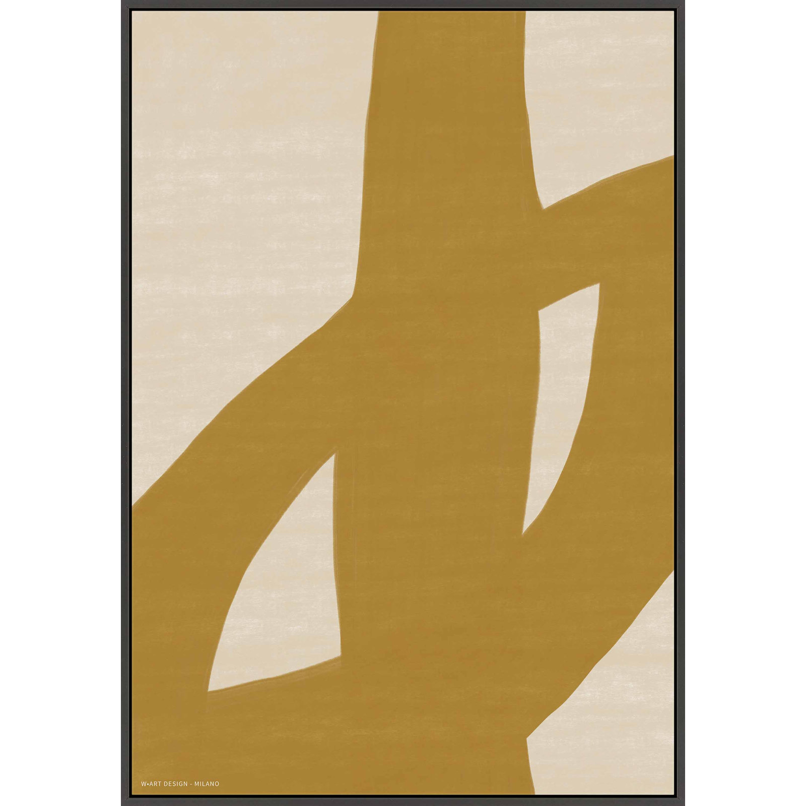 Form And Fusion 1 by Romina Gadler, 20" H x 14" W x 1.25" D, Black Framed Canvas