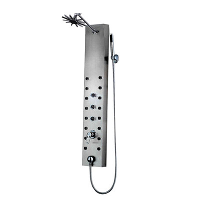 48 Shower Panel With Adjustable Shower Head, Dual Shower Head, Handheld Shower Head, Rain Shower Head